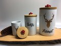 Black Forest tin with Bollenhut, 3 sizes to choose from, Black Forest gift, Black Forest storage, Bollenhut souvenir, ceramic tin deer