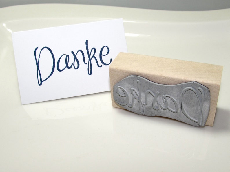 Stempel mit Text Danke Bild 1