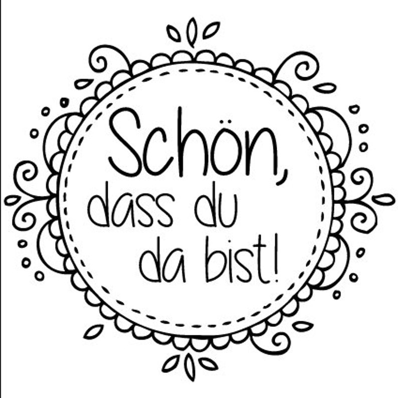 Schön dass du wieder da bist Bilder kostenlos: Zeichnen lernen mit Freude!