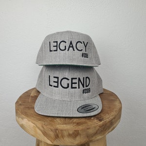 Cap with inscription personalized cap embroidery Father's Day Legend Gift Papa Dad Son image 2