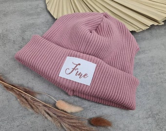 Bonnet Hipster | | de texte souhaitée Beanie Enfants | Chapeau d’hiver