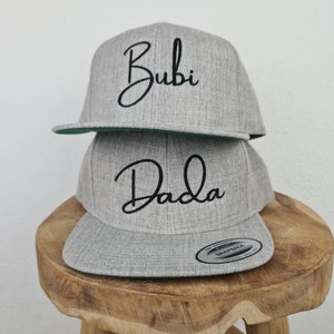 Cap mit Aufschrift personalisiertes Cap Stickerei Vatertag Geschenk Papa Dad Son Bild 7