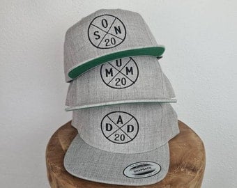 Cap mit Aufschrift | personalisiertes Cap | Stickerei | Vatertag | Geschenk | Papa | Dad | Son