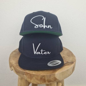 Cap mit Aufschrift personalisiertes Cap Stickerei Pfeile Vatertag Geschenk Papa Dad Son Bild 4