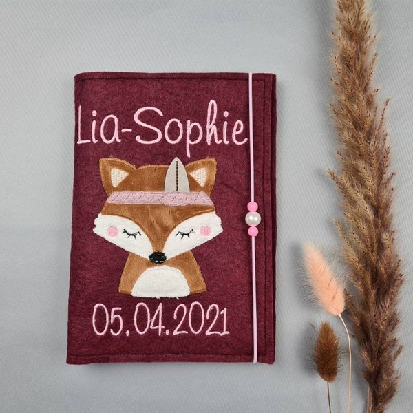 U-booklet cover felt | | with name and date Felt cover | | customizable