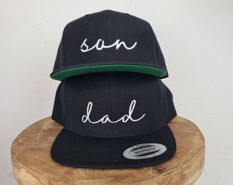 Cap mit Aufschrift | personalisiertes Cap | Stickerei | Schreibschrift | Vatertag | Geschenk | Papa | Dad | Son