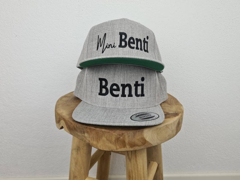 Cap mit Aufschrift personalisiertes Cap Stickerei Vatertag Geschenk Papa Dad Son Bild 10