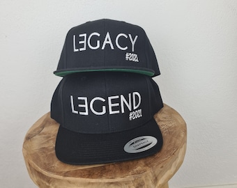 Cap mit Aufschrift | personalisiertes Cap | Stickerei | Vatertag | Legend | Geschenk | Papa | Dad | Son