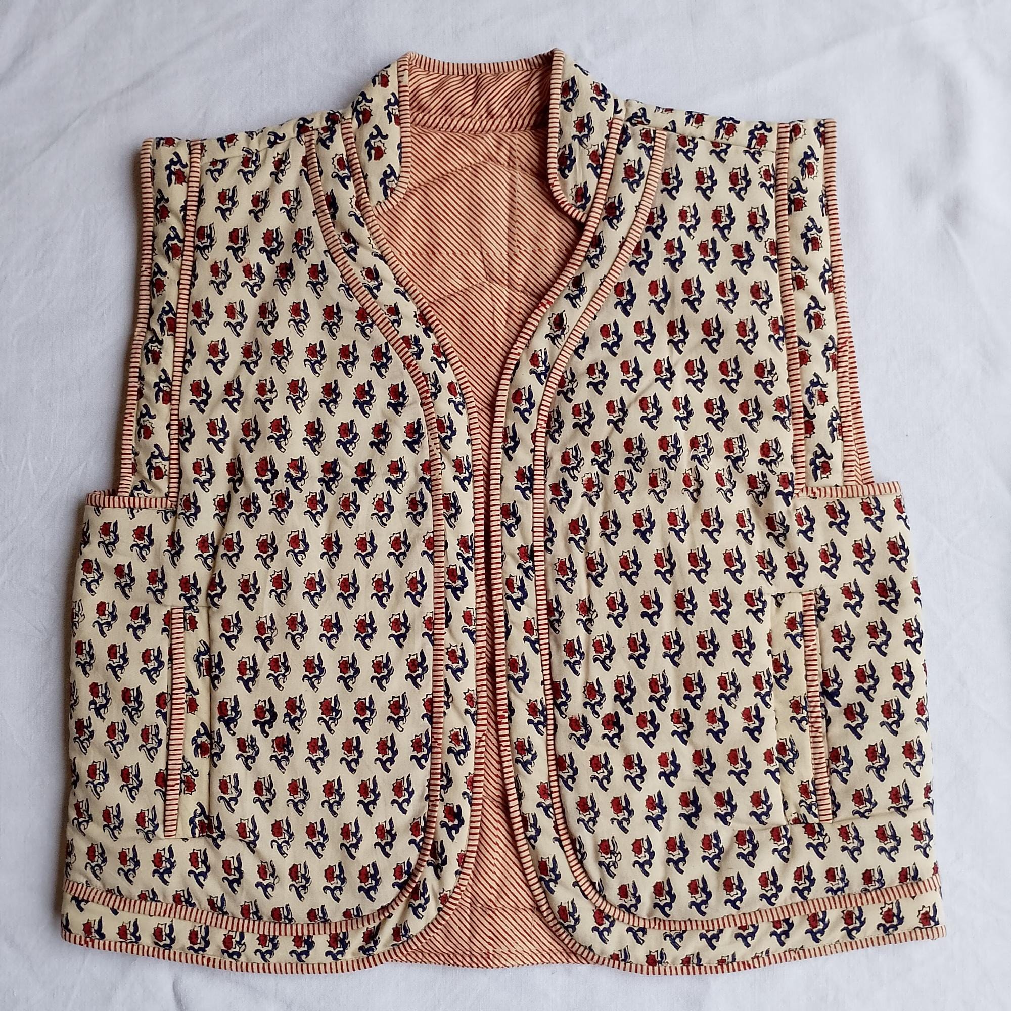 Cotton Quilted Vest Made in Usa - Etsy Cotton Quilted Vest Made in Usa - Etsy