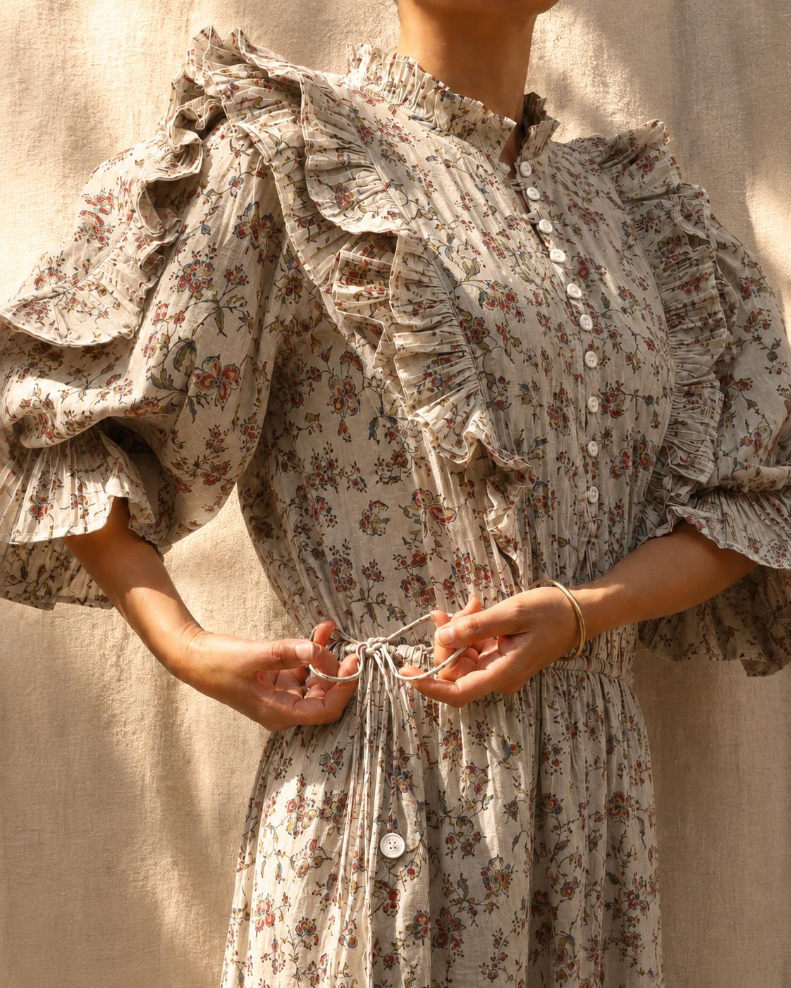 Antique calico dress - Etsy 日本
