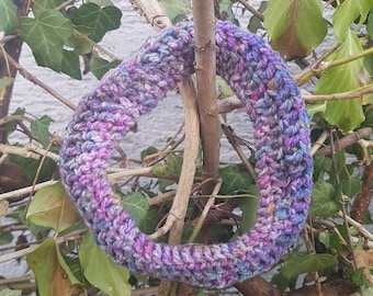 Crochet hair tie for dreads