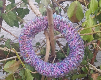 Crochet hair tie for dreads