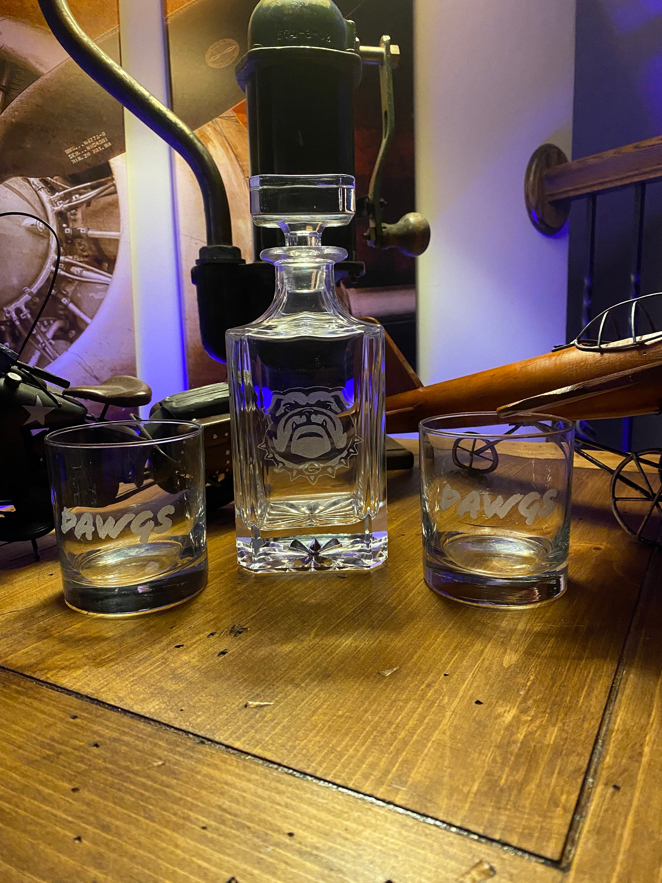 Bottiglia Grappa Forma Particolare Art Scultura Statua, Decanter Per Whisky In Vetro Originale Bottiglia Vetro Artistico Whisky - 3