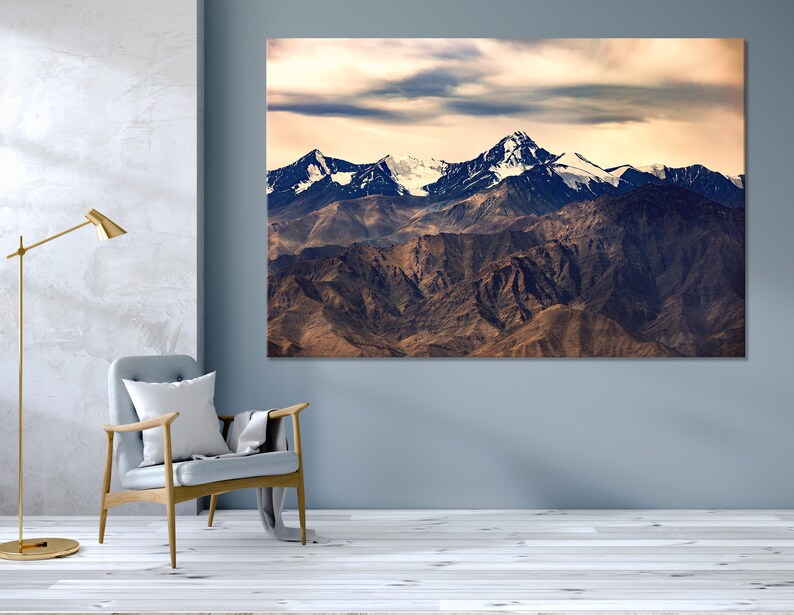 Mountains Art Mountains Canvas Art Mountains Canvas Print Etsy