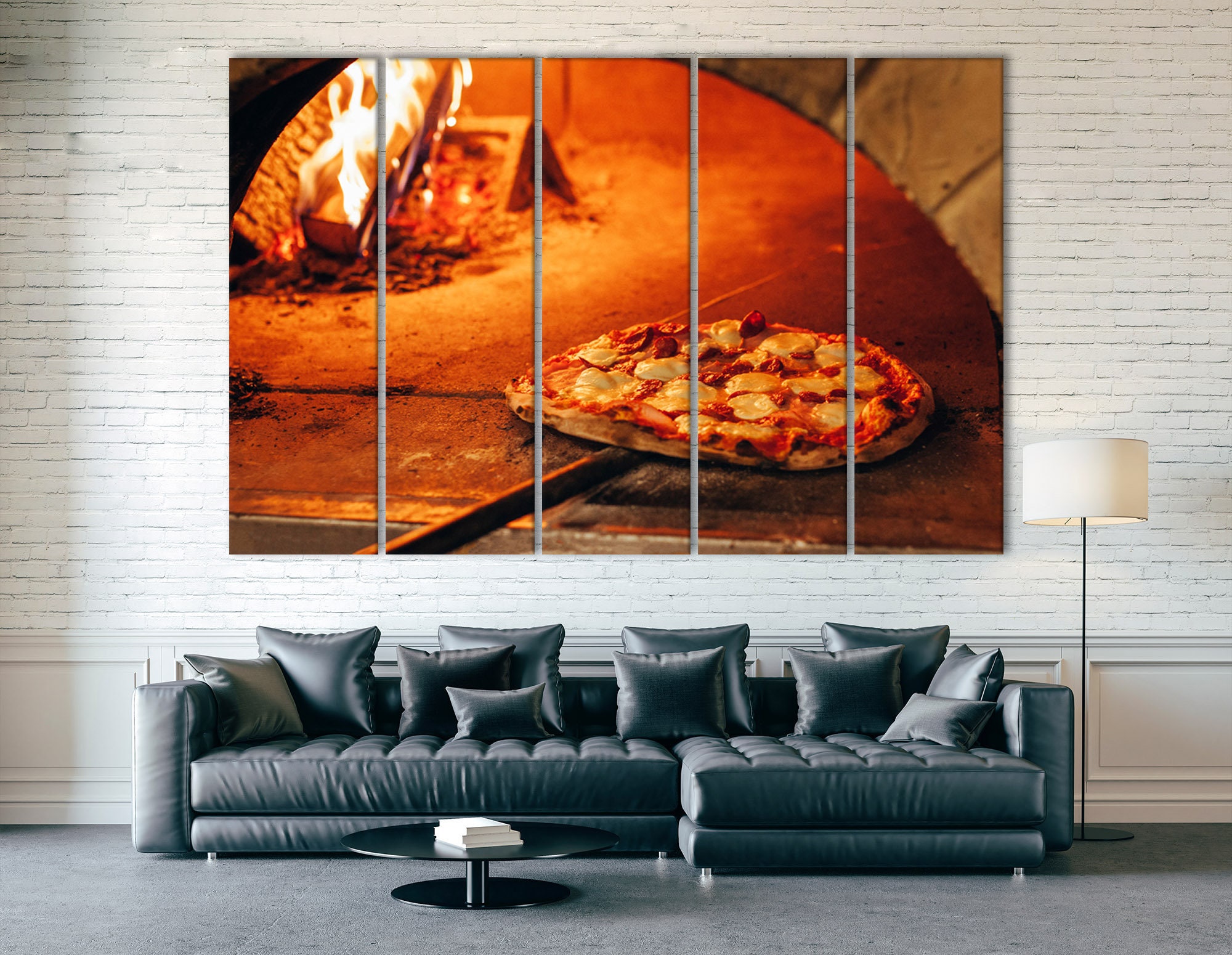 Italian pizza wall art pizza canvas pizza photography cafe decor pizzeria decor food decor food canvas restaurant art