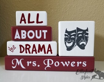 Personalised Musical Theatre Gift Word Art Notepad Notebook Acting Drama Stage