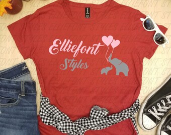 Download T-Shirt MockUp / Anvil 980 Independence Red Unisex /Anvil ...