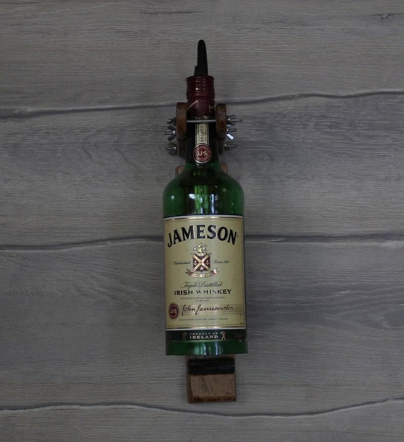 Jameson Wall lamp Jameson whiskey bottle Lamp Kitchen decor Lamp Bar decor light Liquor Bottle lamp Alcohol Bottle lamp Bedroom Lamp image 5