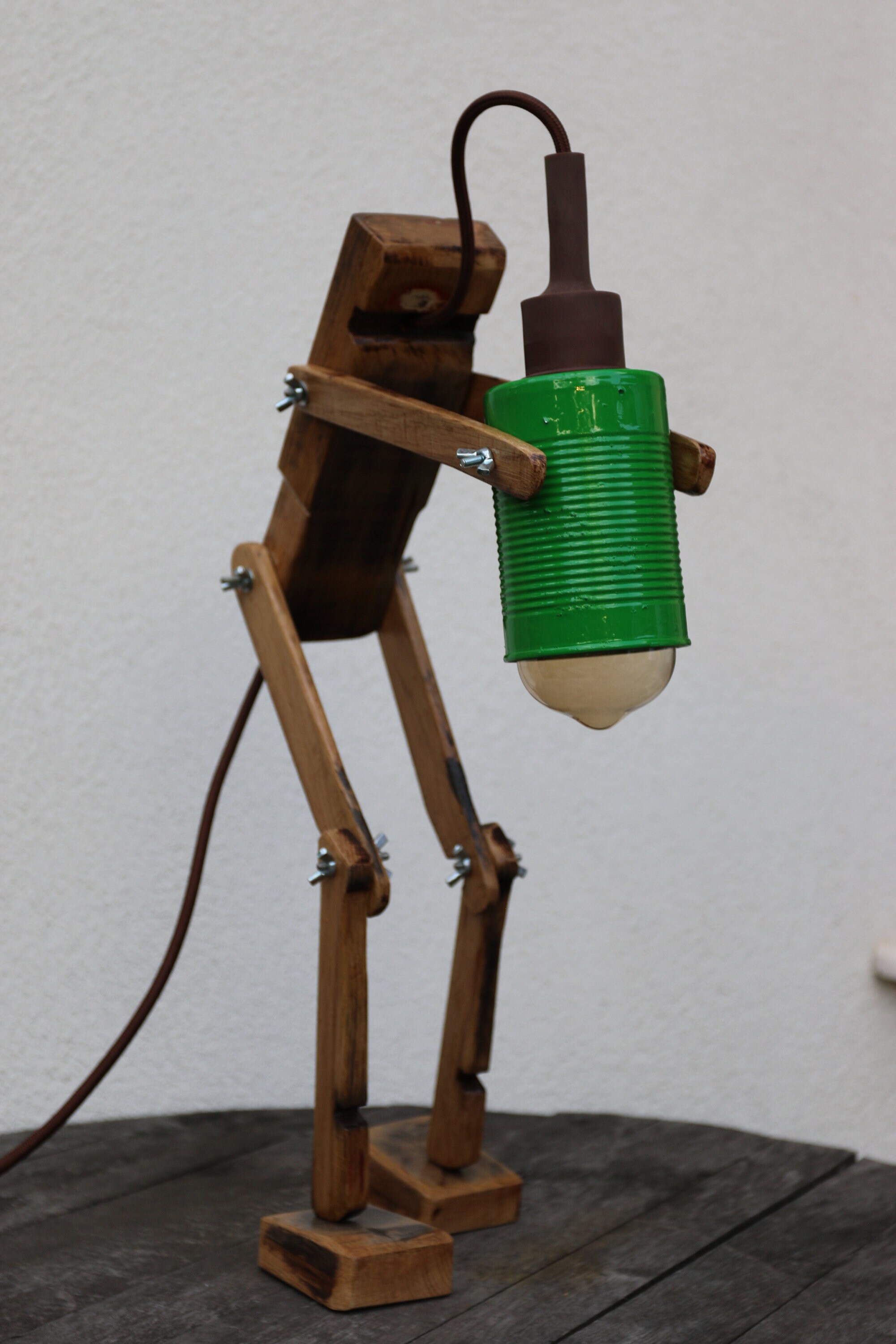 ROBOT Lamp Barrel Lamp Desk Lamp Vintage Lamp Reading Light Etsy