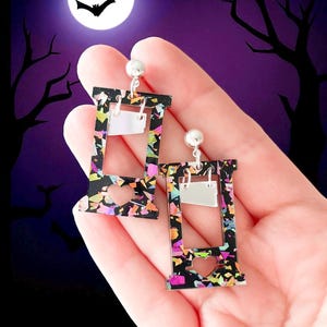 Halloween Guillotine Earrings | Guillotine Earrings | Halloween Earrings | Gothic Guillotine Earrings