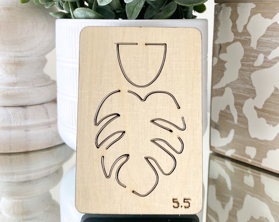 Tropical Leaf Earring Die - Monstera Leaf Earring Die - Earring Die - Leather Die - Banana Leaf Earring Die - Steel Rule Die - Earring Die