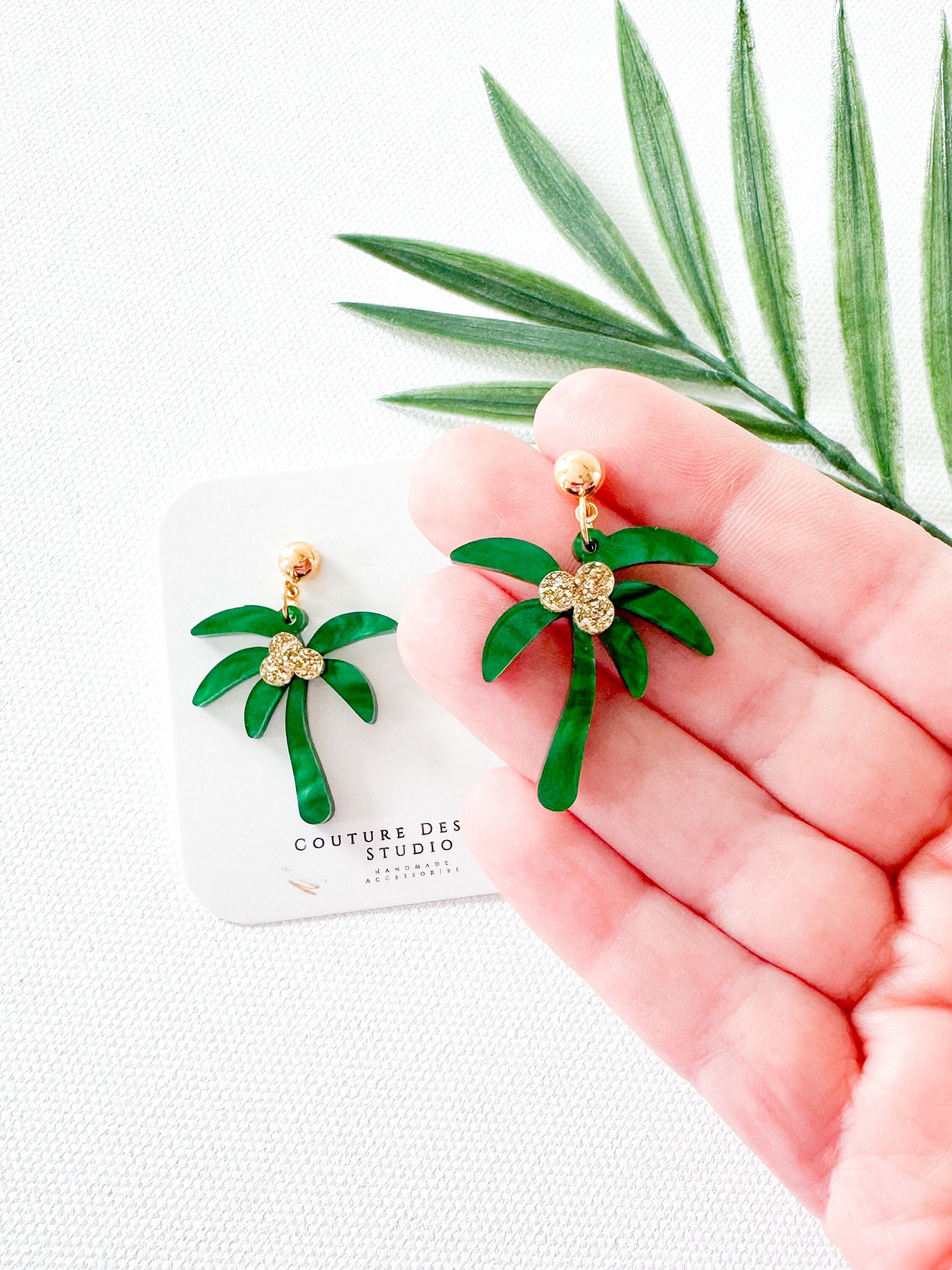Palm Tree Studs