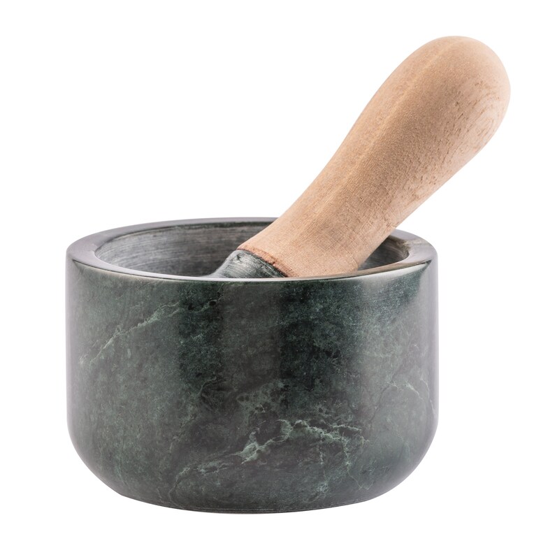 Marble Stone Mortar and Pestle Set Vintage Grinding Herbs Etsy