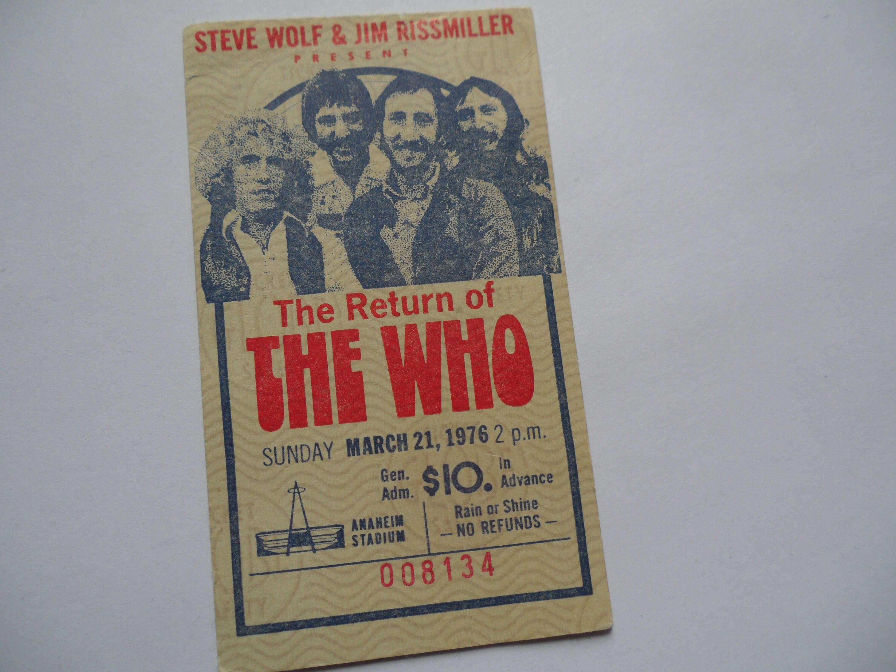 David Bowie Concert Ticket Stub - Etsy