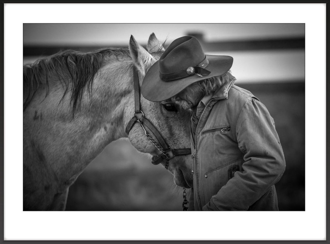 Black and White Wall Art/ranch House Wall and Home Decor/gift for