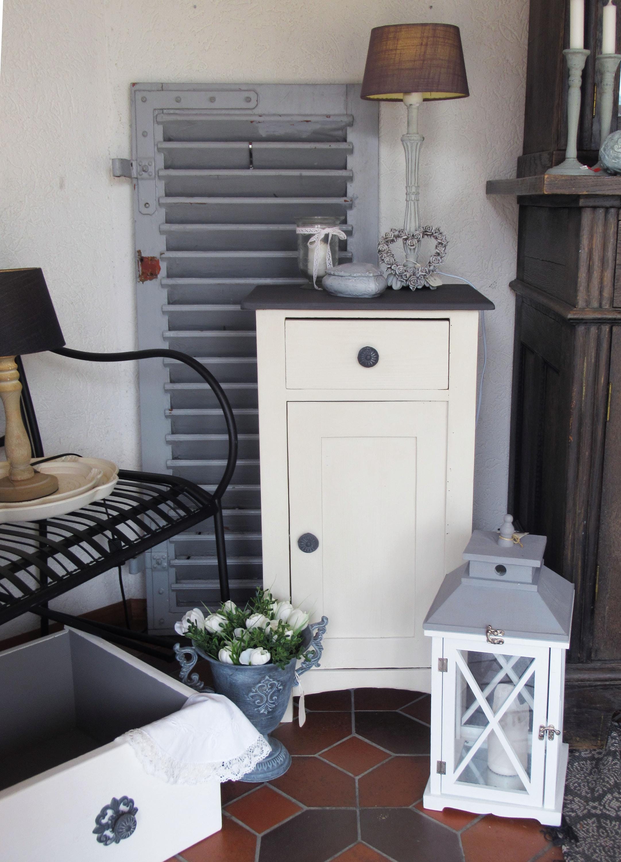 brocante antique cabinet