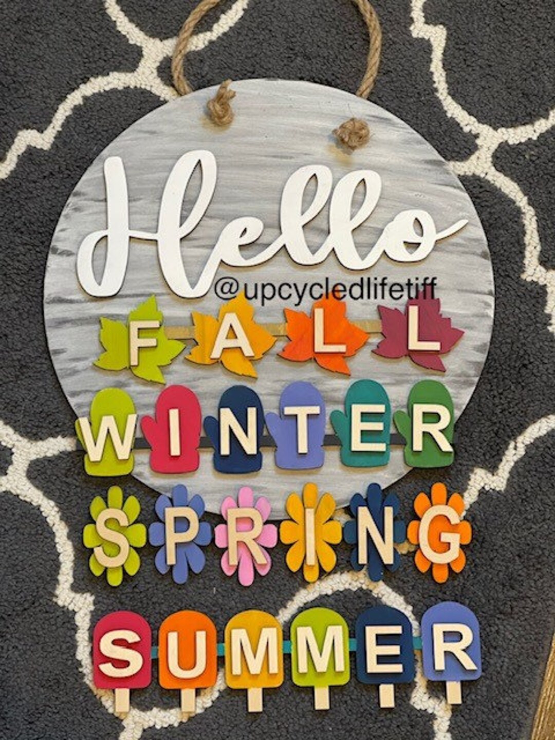 4 Seasons Interchangeable / Interchangeable Door Hanger / DIY ...