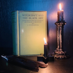 WITCHCRAFT and the BLACK ARTS, A book dealing with the psychology of the Witches, By J. W. Warwick, 2nd Printing- 1925. Rare!!!