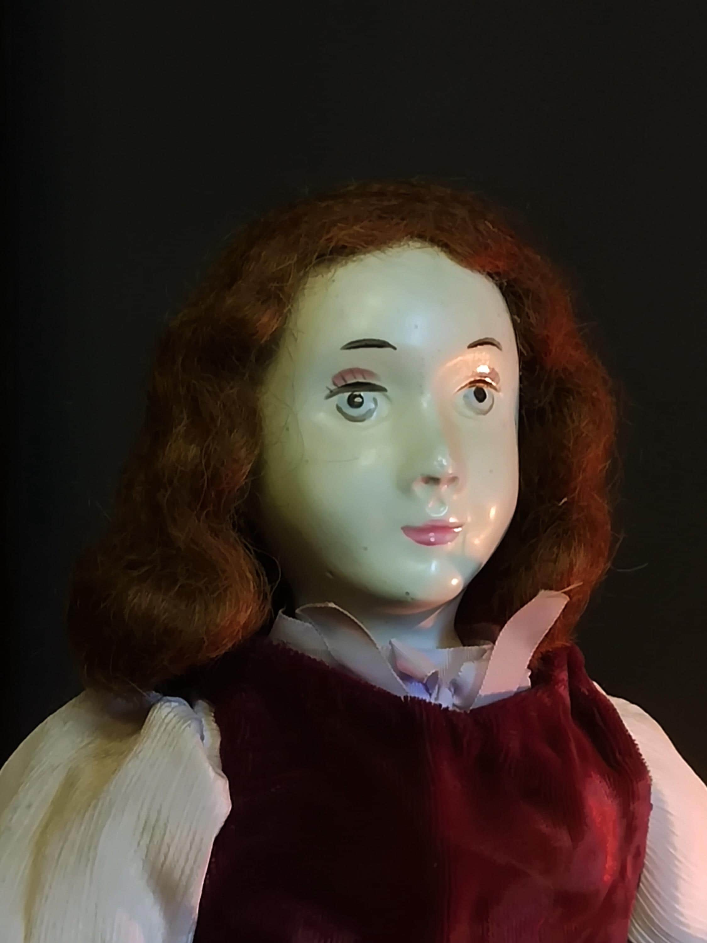 Bambola di porcellana spettrale: rara bambola vintage in ceramica  Prickwillow!