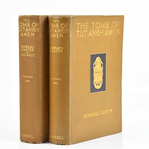RARE!!! The Tomb of Tutankhamen, Volumes 1 and 2, Howard Carter. London, A. C. Mace.