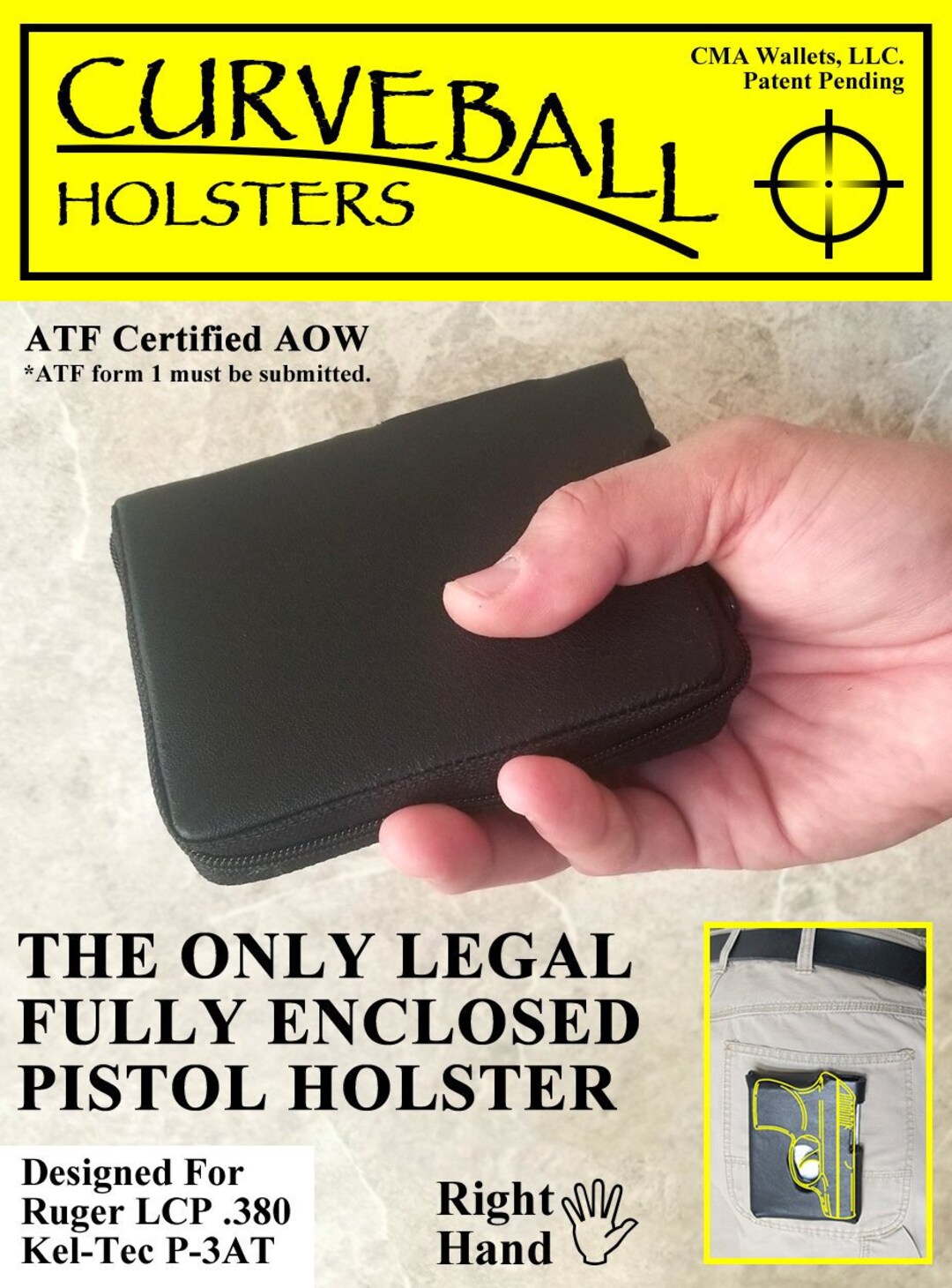 Wallet Holster Concealed Holster Shoot Thru Holster Etsy
