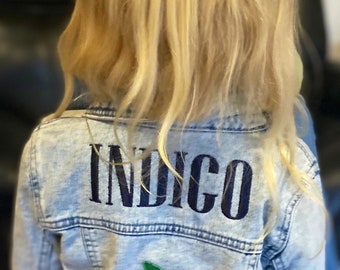 Personalised Embroidered Kids Denim Jackets