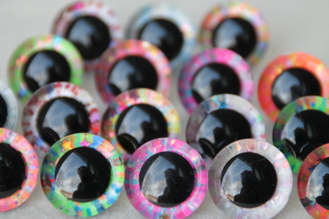 24 Mm Plush Toy Safety Eyes With Safety Clasp, 3D Effect Shiny Etsy
