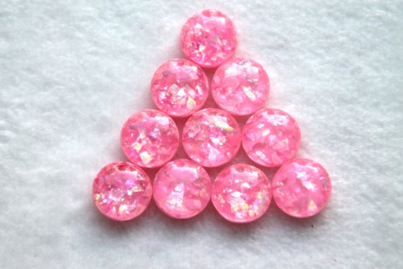 10 pcs acrylic cabochon 12 mm
