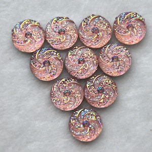 10 stuks acryl cabochon 12 mm
