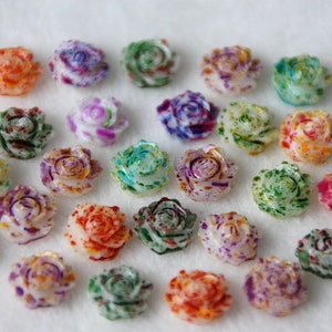 10 stuks acryl cabochon 10 mm