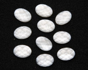 10 pcs. acrylic cabochon 8 x 14 mm