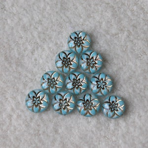 10 stuks acryl cabochon 10 mm