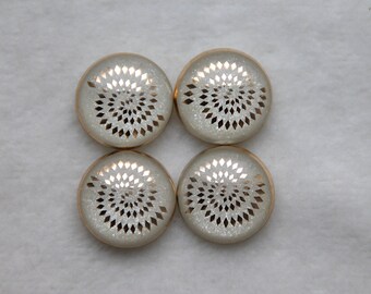 4 St. Acryl Cabochons 18 mm