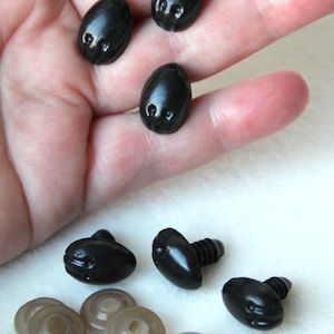 6 pcs. safety noses &quot;Koalanasen&quot; 12 x 17 mm