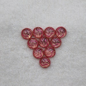 10 pcs. acrylic cabochon 10 mm