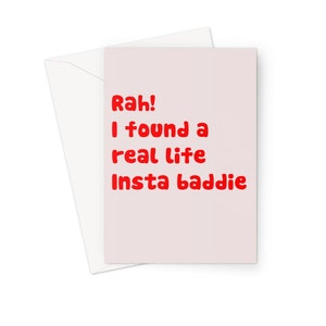 Insta Baddie Funny Card | Buff Ting | Peng Ting Gifts for Her