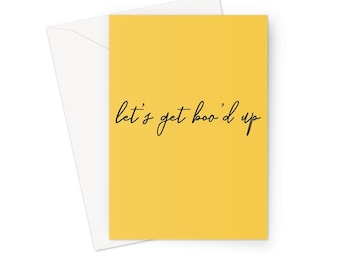 Let's Get Boo'd Up Valentine's Card | Ella Mai R&B Gifts for Her