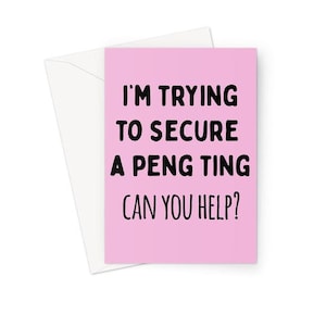 Garanta um cartão engraçado de dia dos namorados Peng Ting para ela | Buff Ting | Material de presentes para esposa