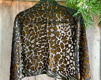 black velvet evening wrap