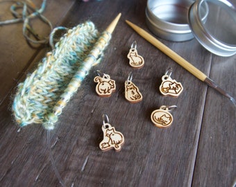 Cat Stitch Marker Set